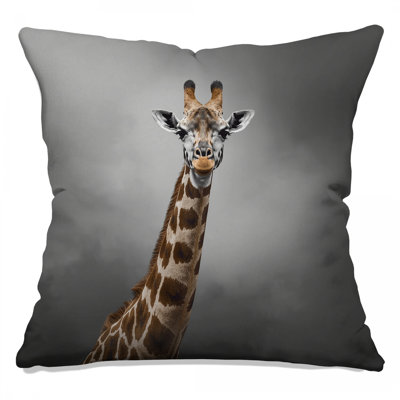 Girafe avec coussins décoratifs à double face
