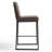 Set of 2 Damylah Faux Leather Counter Stool with Black Metal Legs-270748162-270748160