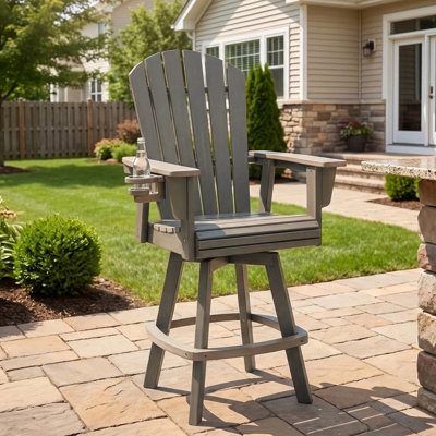 Chaise de bar pivotante Adirondack