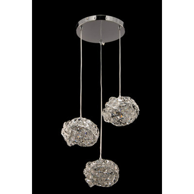 Shafer 3-Light Crystal Chandelier