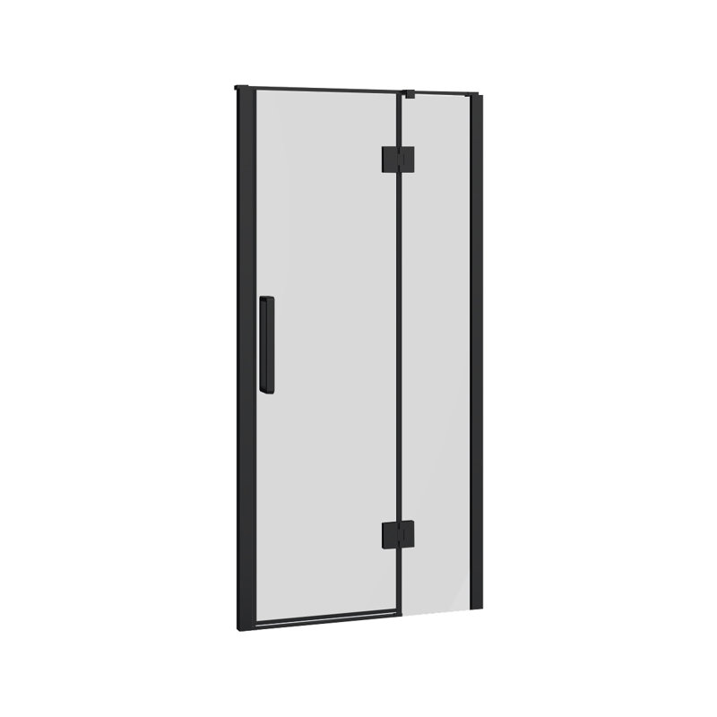 Porte de douche l 36 po x H 74 po, Noir