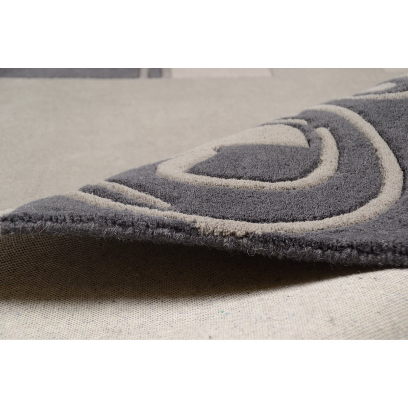 Pinheiro Oriental Wool Hand Woven Area Rug, Rectangular 90 x 160 cm