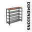 15 Pair Shoe Rack