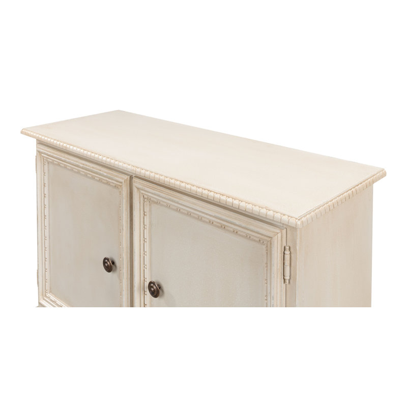 Forsythe 42'' W Solid Wood Sideboard, Bright Lime White
