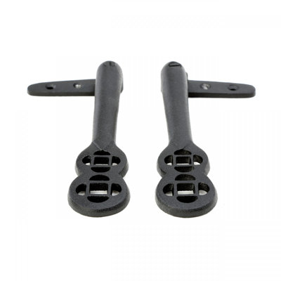 Porte-escalier solide en aluminium poli pour tapis (paquet de 13)