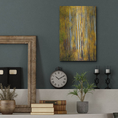 Mur de luxe en métal «Aspenglow Vi» par Rick Berk