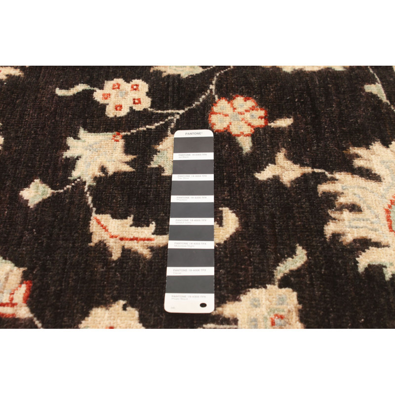 Tapis unique en laine noué à la main 7 pi 8 po x 9 pi 8 po nouvel âge Hadwiga
