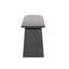 Banc de bar gris Jasmine