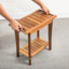 19"W Solid Wood Shower Bench-1679569043