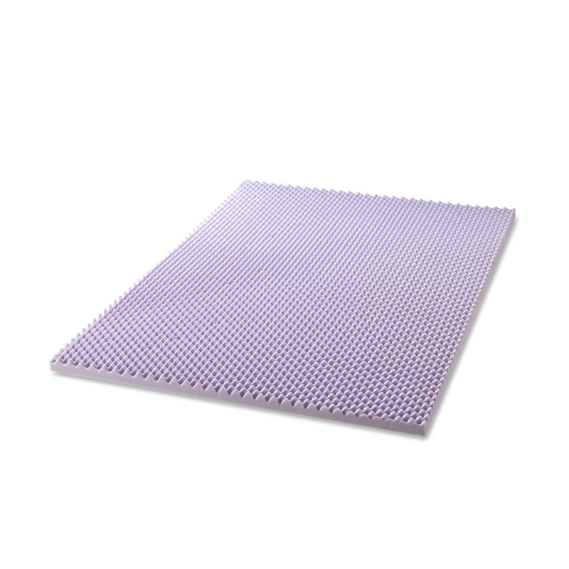 Mousse à mémoire de forme surmatelas Gilkes, 2", Double, Lavande