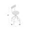 Nuri Swivel Adjustable Height Bar Stool-1812825264
