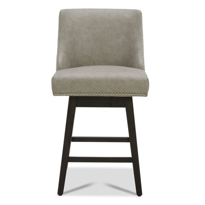 Shurma Swivel Upholstered Counter Stool