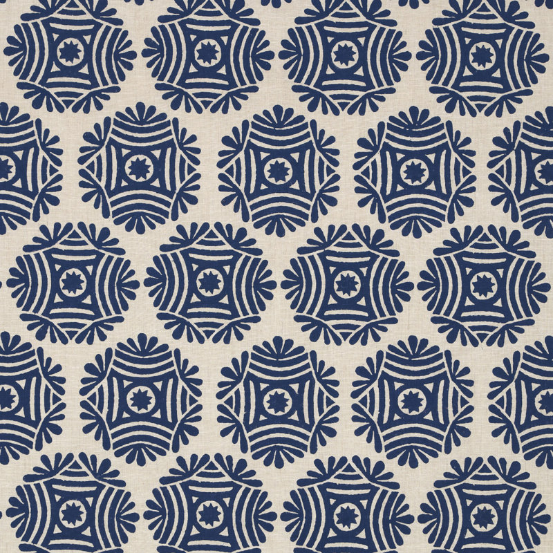 Tissu imprimé Schumacher x Drusus Tabor