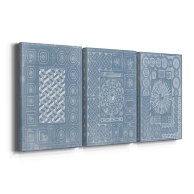 Elements for Design I - Toile tendue avec châssis sur mesure - 3 pièces