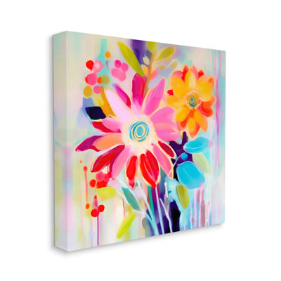 Art mural sur toile "Bold Modern Florals" par Andrea Haase