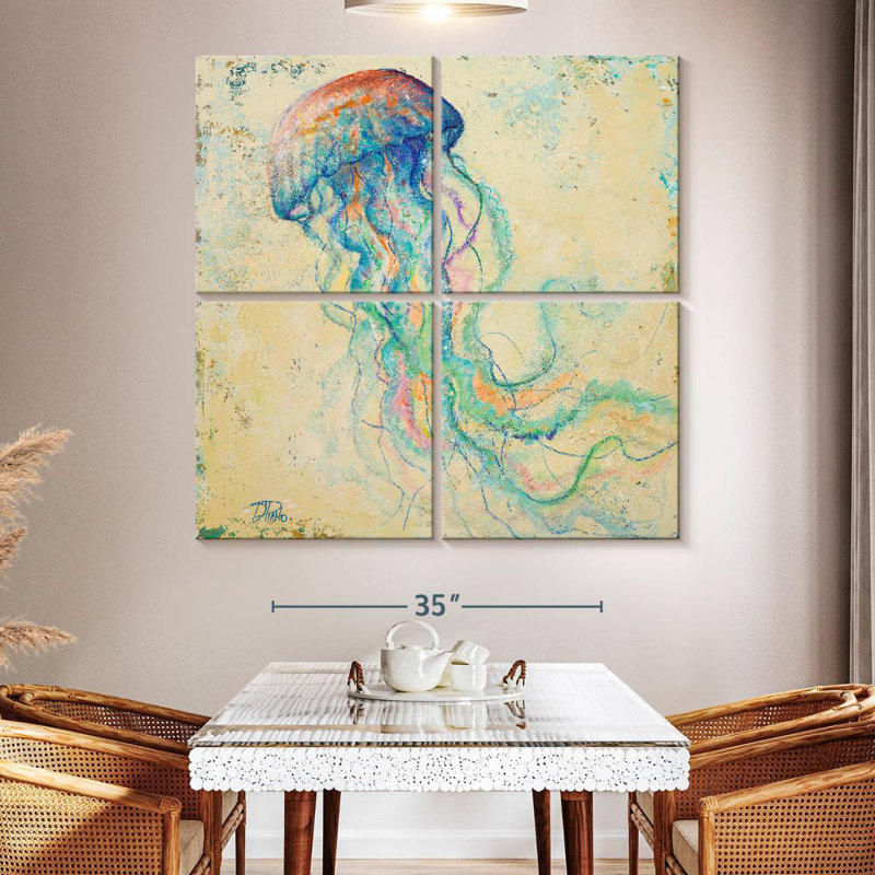 Brampt Creatures Of The Ocean I, 50" H x 50" W