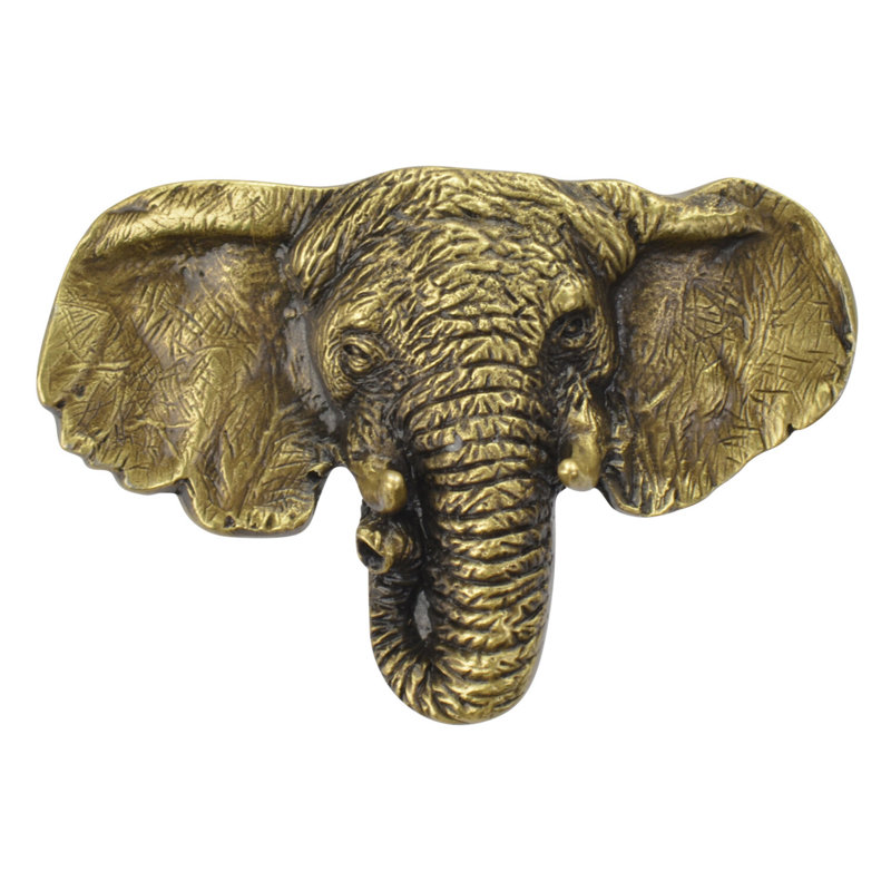 All Creatures Novelty Knob, Antique Brass