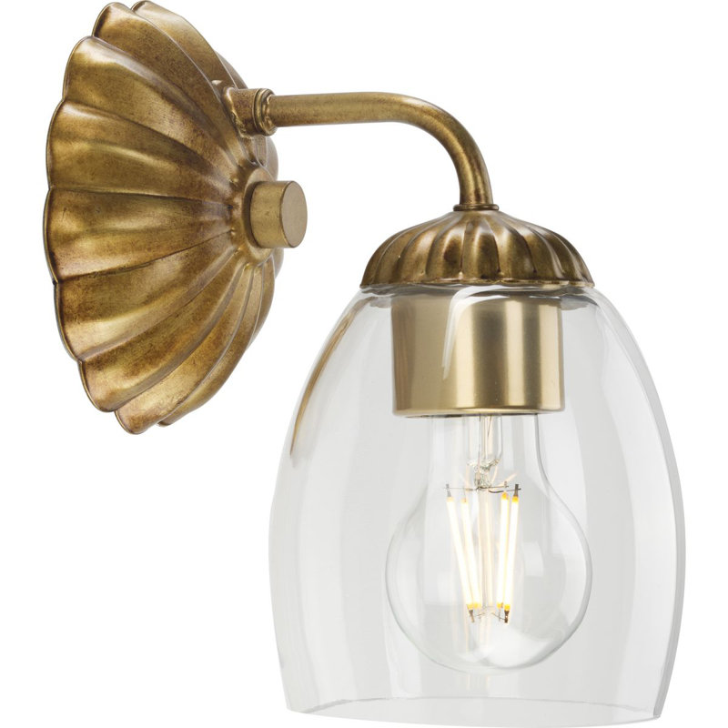 Quillan Dimmable Vanity Light, Gold Ombre, 1