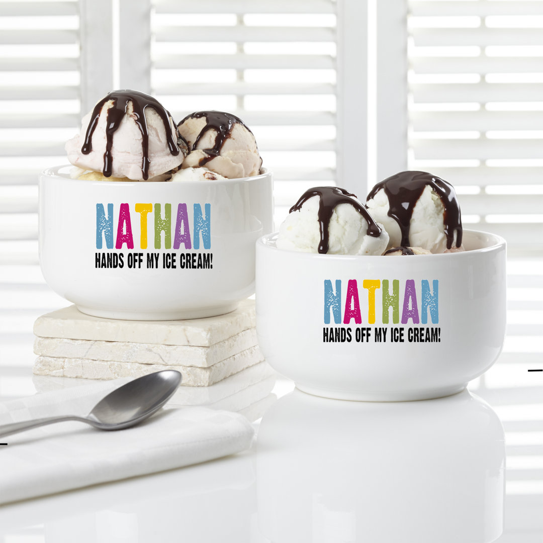 All Mine Personalized 14 oz. Snack Bowl Personalization Mall 