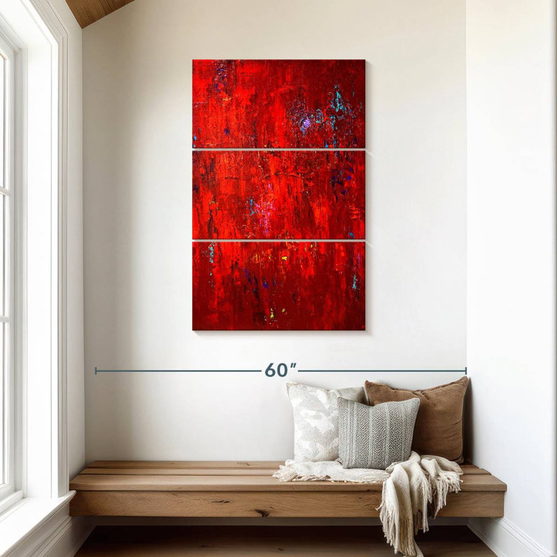 Avery Red I, 45" H x 28" W