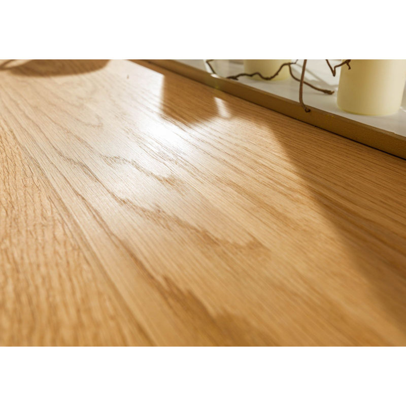 Kent Oak Solid Wood Dining Table, H76 x L220 x W100cm, Brown