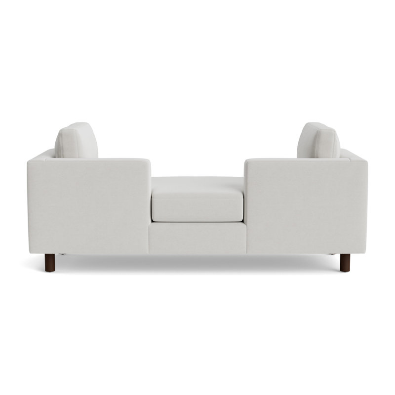 Hunter Lounge, Performance Velvet - Silver, Sienna