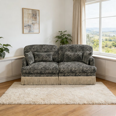 Canapé Geneveve Chenille Leopard