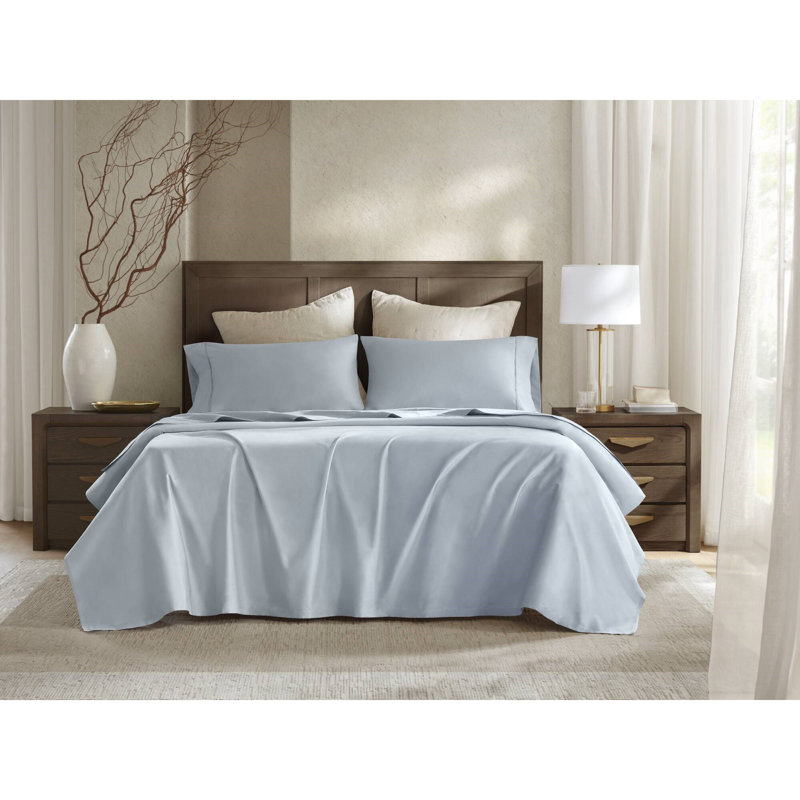 Draps en coton satiné de confort ultime pour un sommeil luxueux, idéal pour les chambres à coucher