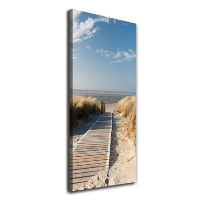 Path To The Beach - Wrapped Canvas Print