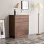 Commode décorative à mortaise et rainure Tenon