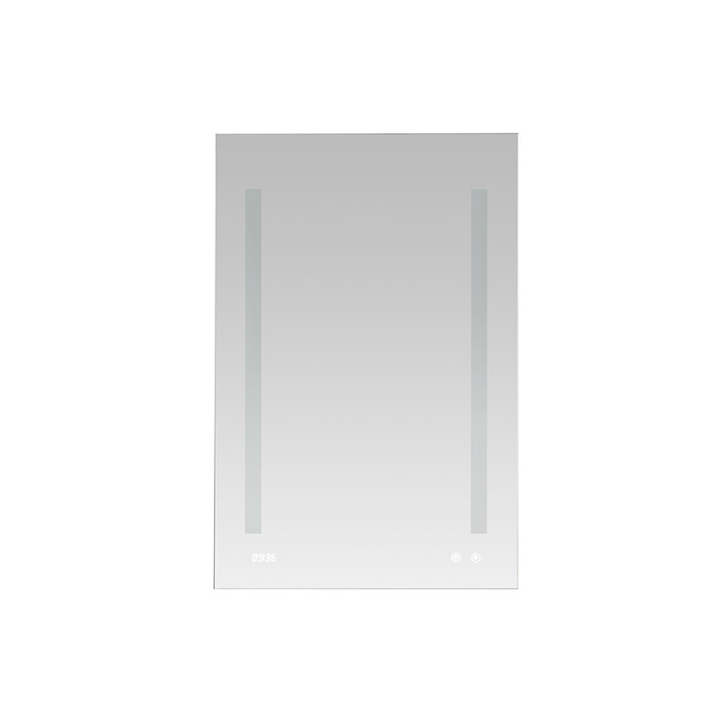 Tattnall LED Medicine Cabinet with Defogger, Electrical Outlets, Digital Clock, Dimmer, Adjustable LED 3X Magnifying Mirror