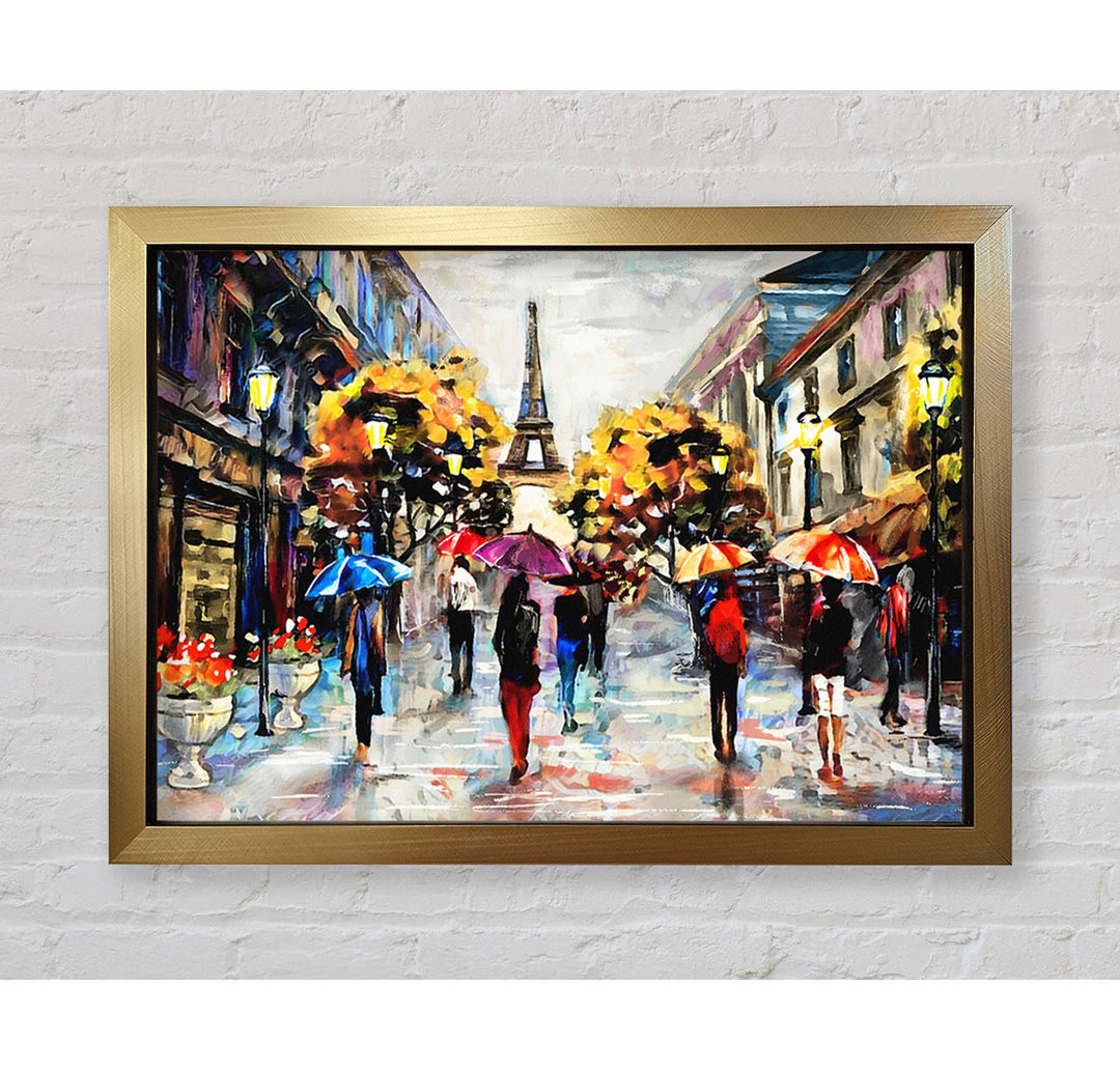 Paris In The Morning - Einzelne Bilderrahmen Kunstdrucke