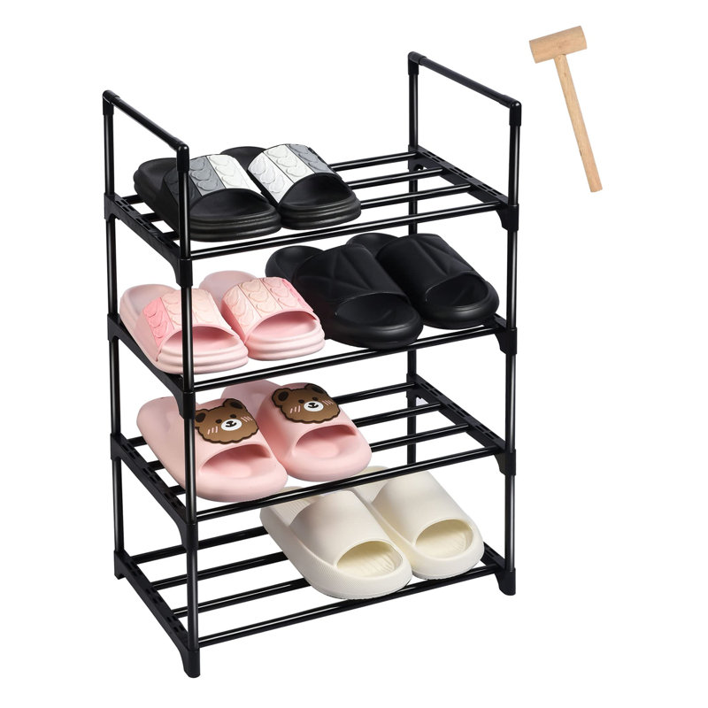 8 Pair Stackable Shoe Rack