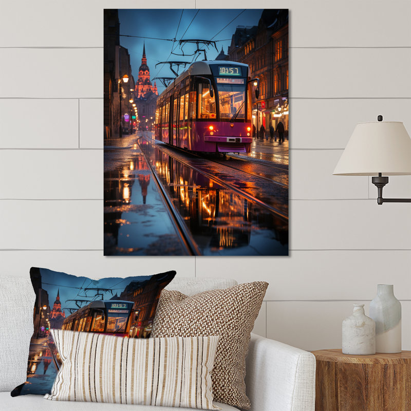 Copenhague, beau paysage urbain Spot I, Impression blanche sur toile encadrée, H 20 po x l 12 po x P 1 po