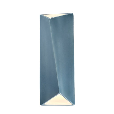 Lashay Ceramic LED Flush Mounted Sconce