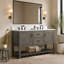 Ensemble de meuble-lavabo double 54 po Radstock-1822019458