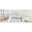 Lit superposé simple en métal avec glissade, lit pour enfant-373124137