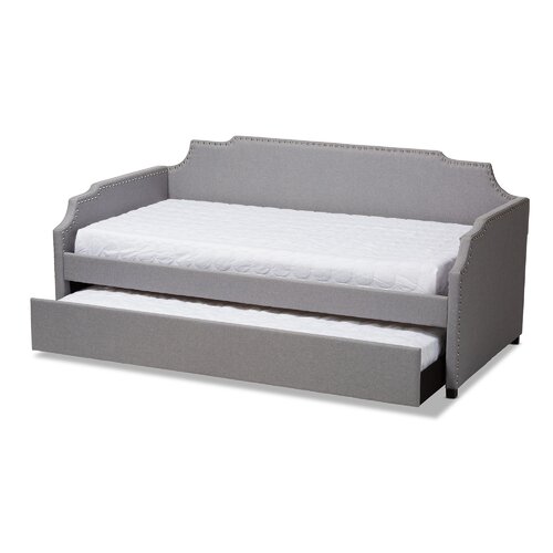 House of Hampton® Burgan Upholstered Daybed with Trundle & Reviews ...