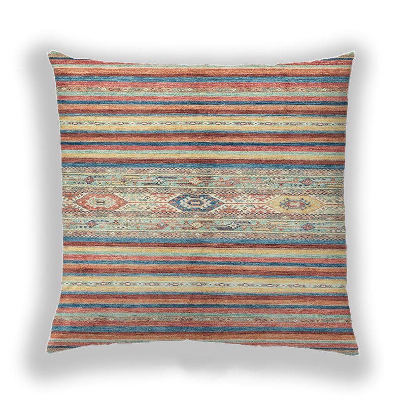 Coussin décoratif abstrait 2388, Microsuède