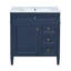 Meuble-lavabo de salle de bain avec lavabo supérieur, meuble de rangement moderne avec 2 tiroirs et un tiroir basculant, meuble-lavabo simple-1817257216