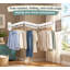 Séchoir à linge mural pliable et rétractable blanc pour la lessive intérieure ou extérieure dans les balcons, les chambres et les salles de bain