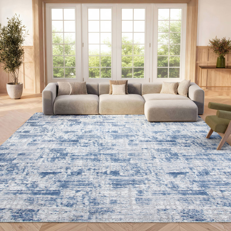 Zyaire 700 Performance Abstract Rug, Rectangle 8' x 10'