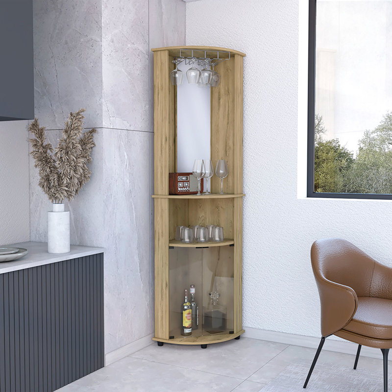Bar 75 "H, Noyer naturel