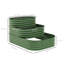 Ensemble de lit de jardin surélevé en acier galvanisé à 3 niveaux Outsunny-113176057