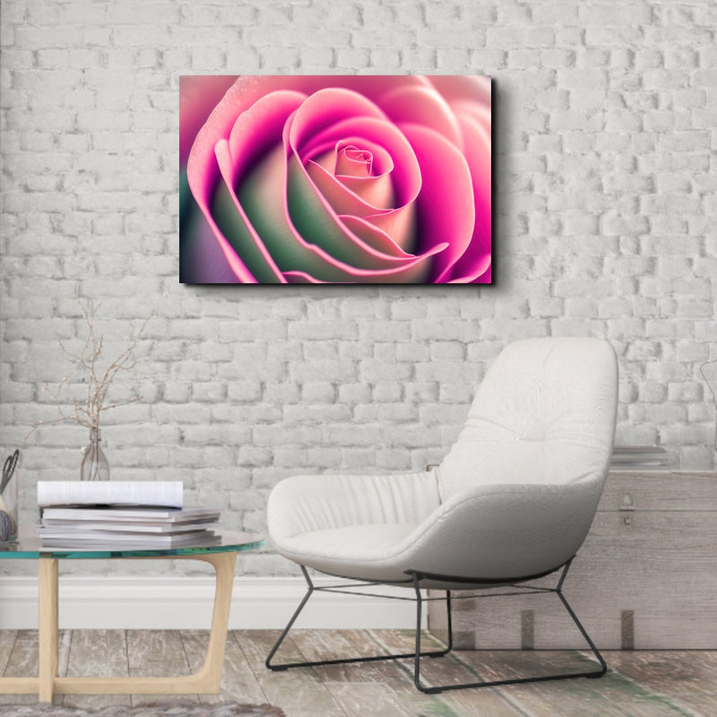 «Mahit Brilliant Flower-Four» sur toile par Steven Chambers, H 15 po x l 18 po x P 1,5 po