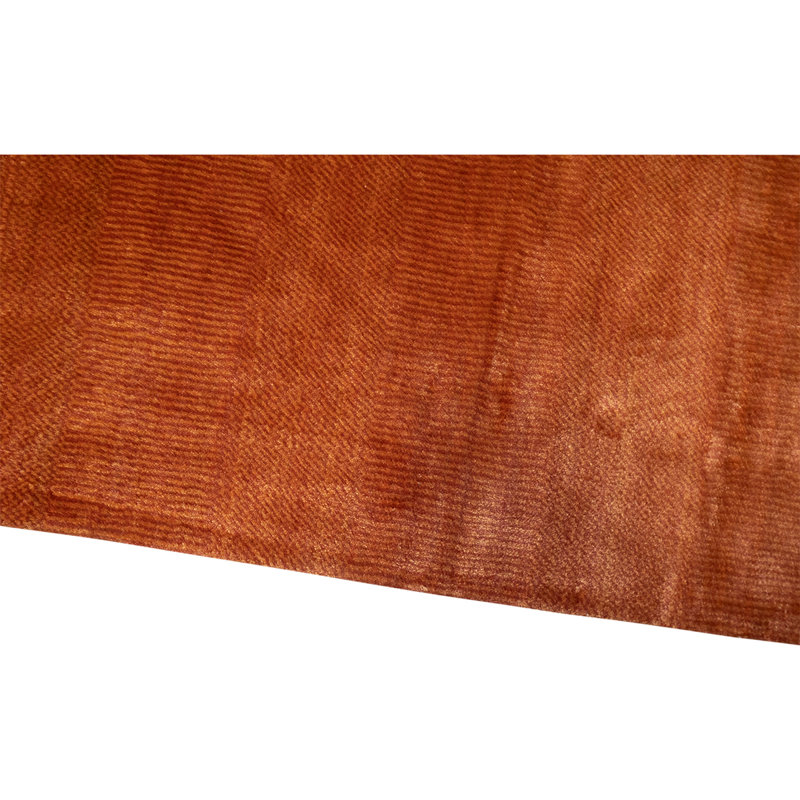 Wool Area Rug in Rust