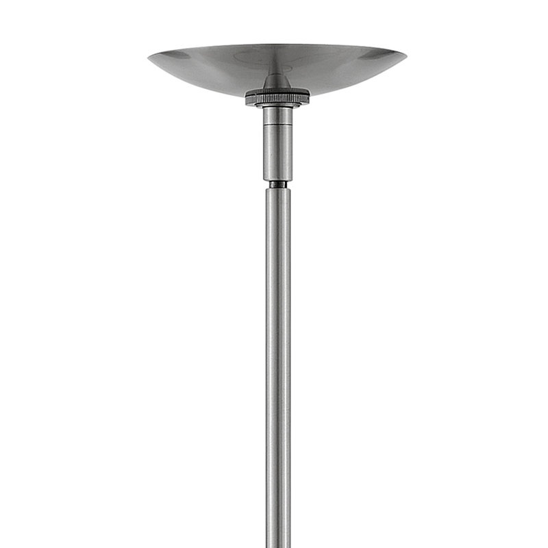 Warby Single Light Orb Pendant Light, Polished Antique Nickel, Clear, 14.25" H x 13.5" W x 13.5" D