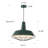  2-Light Green Farmhouse Pendant Light 18.1 Inch Industrial Pendant Light with Wire Cage for Kitchen Barn Dining Room-115827728
