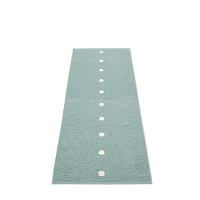 Peg Polka Dots Area Rug in Light Blue/Ivory