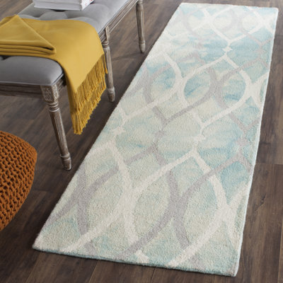 Amekia Hand Tufted Wool Geometric Rug